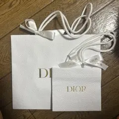 Dior ホワイトショップ袋セット