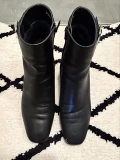 銀座かねまつ　ミススレンダーシリーズ　23㎝　ウィズB ショートブーツ