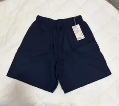 無印良品 綿100%ショートパンツ ネイビー M 半ズボン