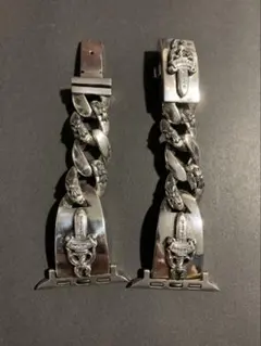 Silver925 刻印　アップルウォッチ　腕時計　金属ベルト