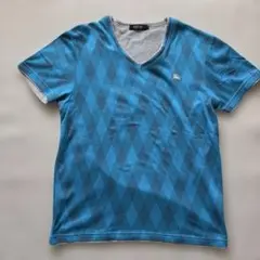 バーバリーブラックレーベル ダイヤモンドパターン Tシャツ サイズ2