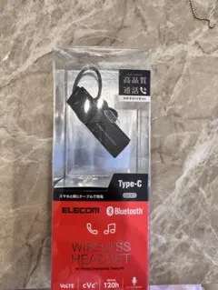 ELECOMBluetoothワイヤレスヘッドセット LBT-HSC20MPBKのサムネイル