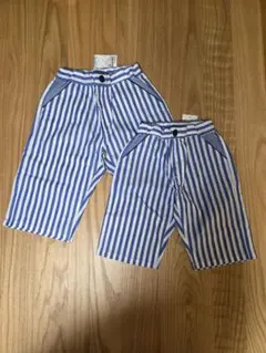 ★お揃いハーフパンツ★100&120cm★2枚セット★お揃い