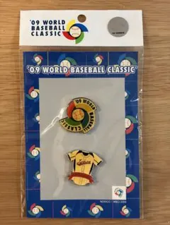 2009 WBC 侍ジャパン　日本代表ユニフォームピンバッジ 2個セット