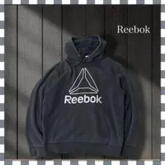 7616/Reebokリーボック ブランドプリント パーカープルオーバーXL相当