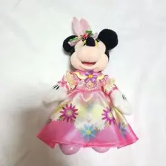 ディズニーランド　ディズニーイースター2014　ぬいぐるみバッジ　ミニーマウス
