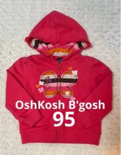 OshKosh B'gosh ピンク フード付きパーカー 3T