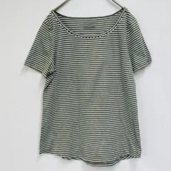 TALBOTS ピマコットン ボーダーTシャツ Mサイズ タルボット ビジューのサムネイル