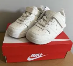 【新品未使用】NIKE ナイキ　コートボロー　ベビーシューズ13cm ホワイト