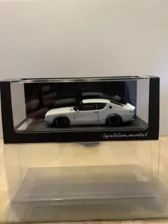 イグニッションモデル　1/43 LBWK ケンメリ 2ドア ホワイト