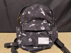 x-girl リュック 黒　宇宙　ロケット