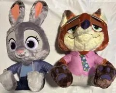 ズートピア2 スーパーラージ ぬいぐるみ ジュディ ニック