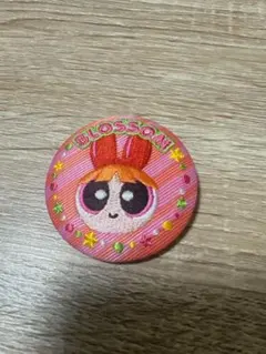 ♦︎新品未使用♦︎ パワーパフガールズ 刺繍缶バッジ ビスケット ブロッサム