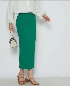 リヴドロワ　ストレッチリブストレートスカートのサムネイル
