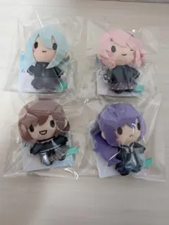 プロセカ　壊れたセカイと歌えないミク　ふわぷちマスコット　ニーゴ　4種