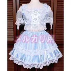 Angelic Pretty 希少 サックス リボンブラウス - メルカリ