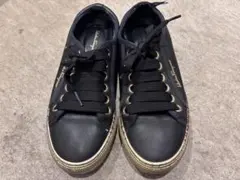 Salvatore Ferragamo スニーカー ブラック ゴールドのサムネイル