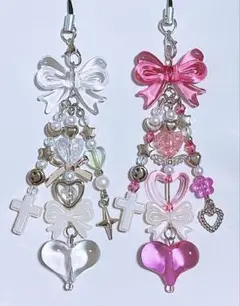 ビーズキーホルダー チャーム