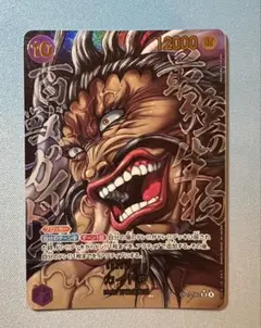 ワンピースカード 世界最強の戦士 カイドウ SR パラレル 刃牙 sp
