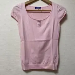 BURBERRY ピンク 半袖ニット38