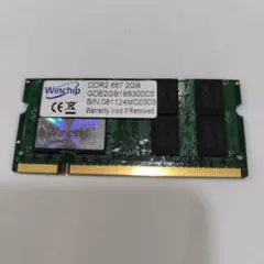Winchip DDR2 667 2GB メモリ