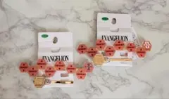 新品　エヴァンゲリオン　 ヘアピン　 2個セット　エヴァ　ヘアアクセ　アベイル