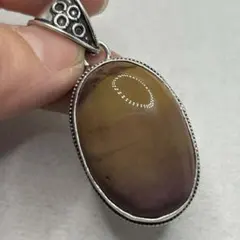 天然石★ムーカイトのペンダントトップ ★レディースメンズシルバー925刻印