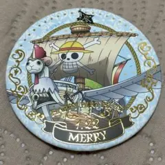 ワンピース　缶バッジ　ゴーイングメリー号　ONE PIECE 麦わらストア