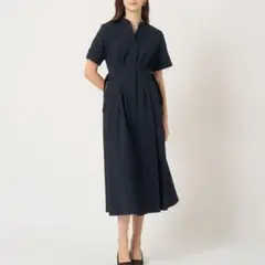 新品タグ付】TARA JARMON カジュアルタッチポロニットドレス - メルカリ