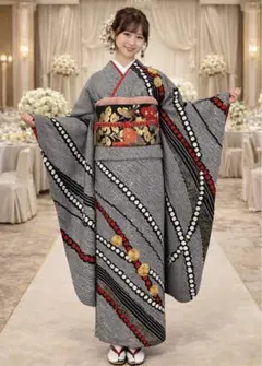 振袖　総絞り(本絞り・手絞り) フルセット