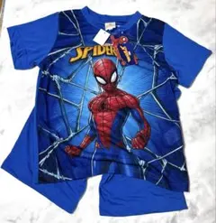 【新品】スパイダーマン 半袖パジャマ 上下セット 110cmのサムネイル