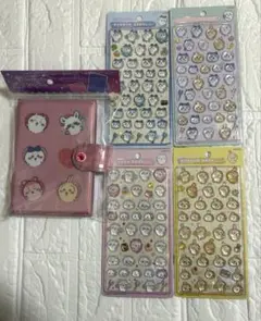 ボンボンドロップシールちいかわ第1弾4点　シールバインダーセット