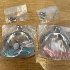 サンリオキャラクターズ がまぐちキーホルダー こぎみゅん、ポチャッコ２点セット