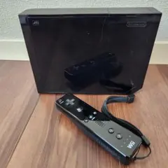 【動作確認済】Nintendo Wii 本体 黒 リモコン付属品付き