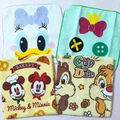 ミッキーミニー&チップデール・ ハンドタオル＋ディズニー2枚