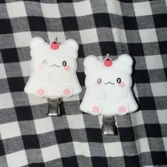 はなまるおばけ　ヘアクリップ　ヘアピン　前髪クリップ　サンリオ