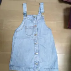 ジャンバースカート サイズ8 ライトブルー