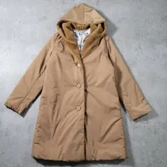 PICONE ピーコーネ ダウンジャケット ロング丈 裏地柄 ベージュ 2025年最新】PICONE レディース ダウンジャケットの人気アイテム