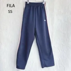 【フィラ】レディース ジャージ パンツ SS ネイビー サイドライン スポーツ