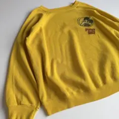 90s USA製 MICKEY RAT ハンドペイント ラグランスウェット