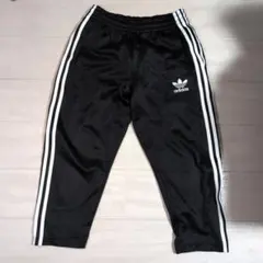 【adidas】ブラック ジャージパンツ