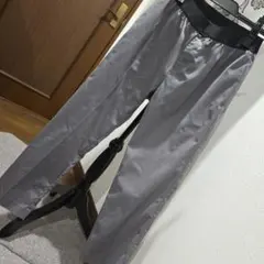 LUCA★美品★グレー カジュアルパンツ 伸縮性ウエストバンド
