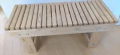 国産桧】木製フラワースタンド 幅50cm×高30cm スツール ベンチ 水槽台
