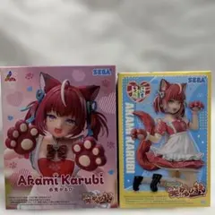 お笑いかるび塾　luminasta&ちょこのせ　赤見かるびフィギュア2体セット