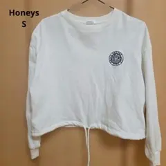 【Honeys】 クロップド長袖Tシャツ　Sサイズのサムネイル