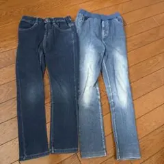 GLOBAL WORK & petit main 120サイズ ジーパンセット