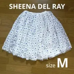 SHEENA DEL RAY 花柄　刺繍　チュールスカート　ドレス