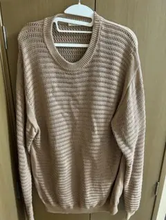 BEAUTY&YOUTH メッシュ編みニット