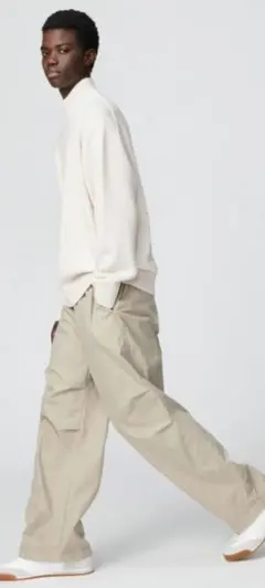 ユニクロC ワイドパラシュートパンツ Sサイズ