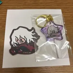 雄英高校オープンスクール キャンディ風キーホルダー　　ガラポンステッカー死柄木弔